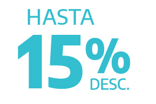 Descuento del 15%